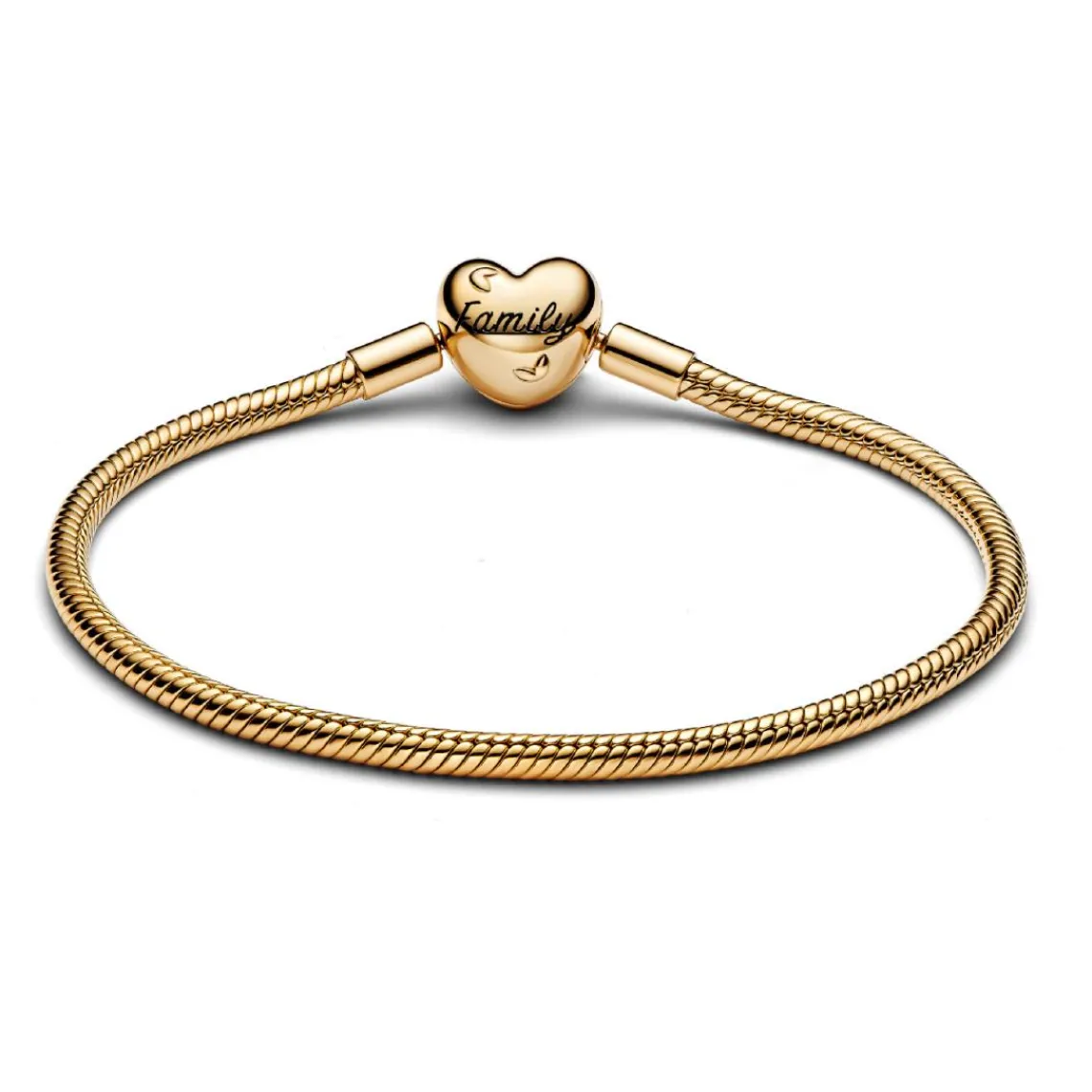 Pandora Bracelet Maille Serpent Fermoir Cœur Arbre de Vie | Femme Bracelet