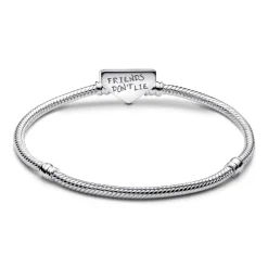 Pandora Bracelet Maille Serpent Fermoir Stranger Things | Femme Bracelet
