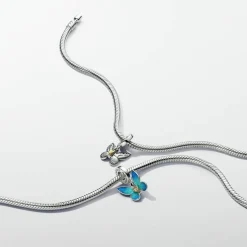 Pandora Bracelet Maille Serpent Fermoir Magnétique Coulissant Moments | Femme Bracelet