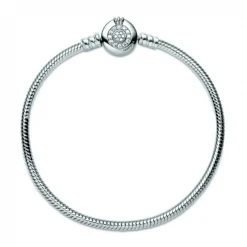 Pandora Bracelet Maille Serpent O Couronné Signature | Femme Bracelet