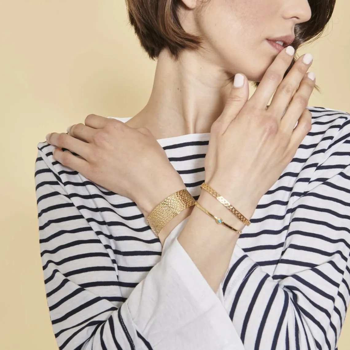 Kosma Paris Bracelet Manchette Kira Doré | Femme Bracelet