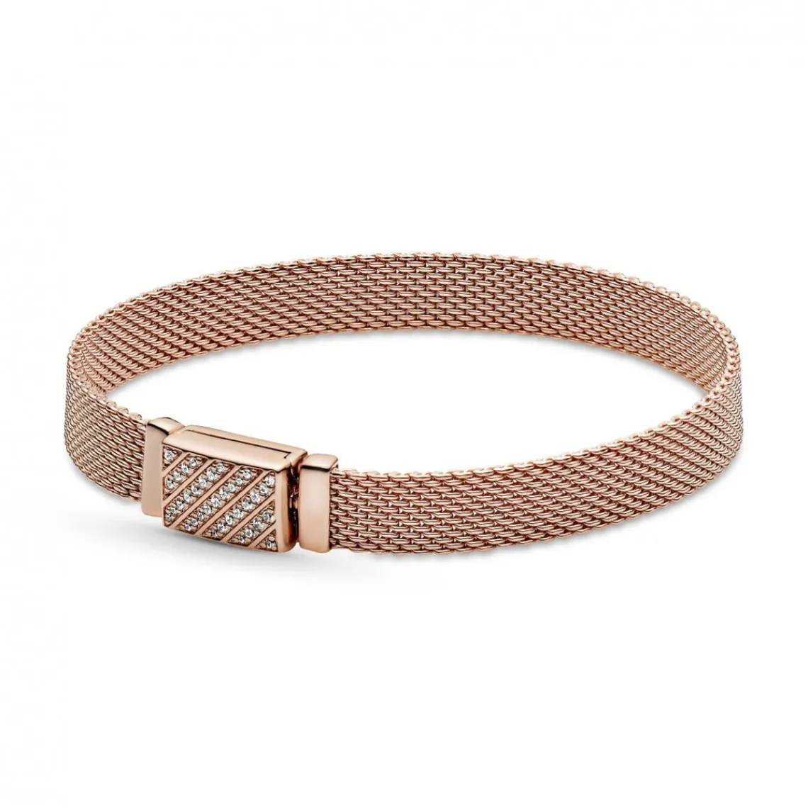 Pandora Bracelet Milanais Fermoir pavé Reflexions | Femme Bracelet
