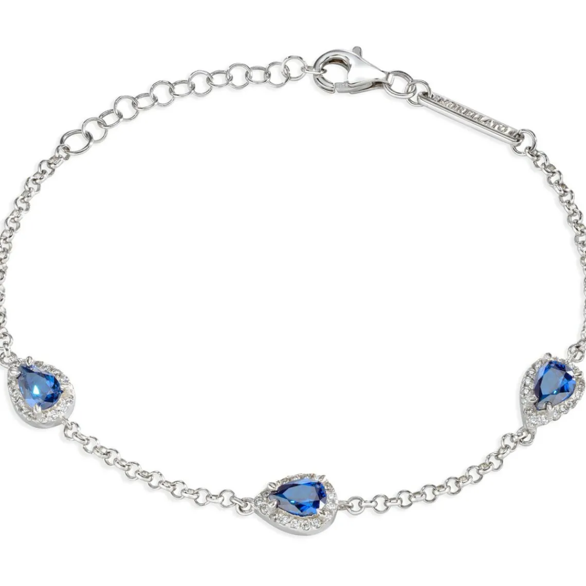 Morellato Bijoux Bracelet Morellato SAIW11 - Bracelet Argent Cristaux Bleu Femme | Femme Bracelet