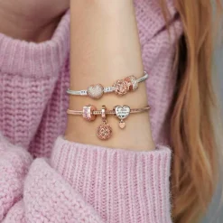 Pandora Bracelet 580728 - Bracelet Moments Rose Femme | Femme Bracelet