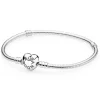 Pandora Bracelet Moments Maille Serpent Fermoir Cœur | Femme Bracelet