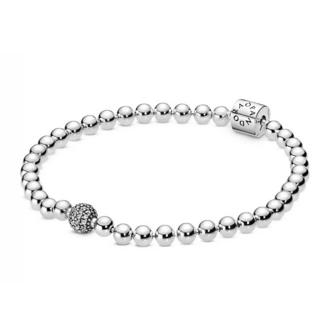 Pandora Bracelet Signature Sphère et Pavé | Femme Bracelet