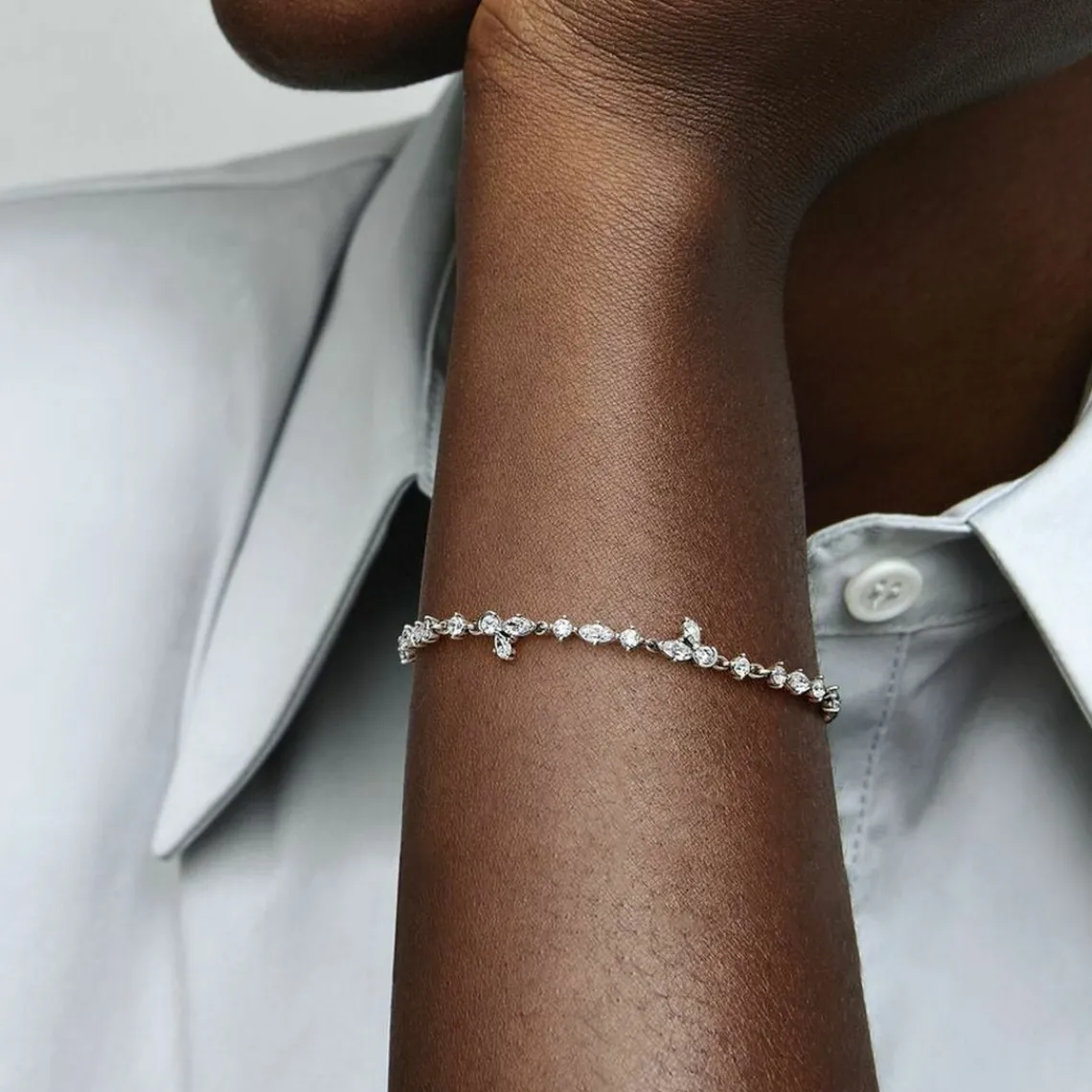 Pandora Bracelet Timeless - Chaîne Herbier Scintillant | Femme Bracelet