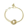 Guess Bijoux Bracelet Perfect Acier Doré Mini Liens | Femme Bracelet