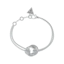 Guess Bijoux Bracelet Perfect Acier Rhodié Mini Liens | Femme Bracelet