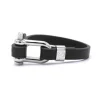 Redskins Bracelet 285104 - Bracelet Boucle Cuir Noir Homme | Homme Bracelet