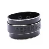 Redskins Bracelet 285101 - Bracelet Noir Cuir Homme | Homme Bracelet
