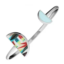 Christian Lacroix Bijoux Bracelet Rigide Femme Christian Lacroix XF11007LC - Métal Argenté et Email | Femme Bracelet