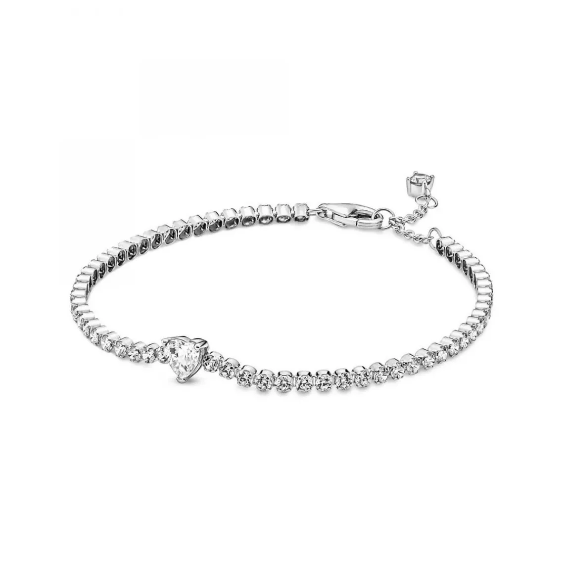 Pandora Bracelet Rivière Cœur Scintillant Timeless | Femme Bracelet