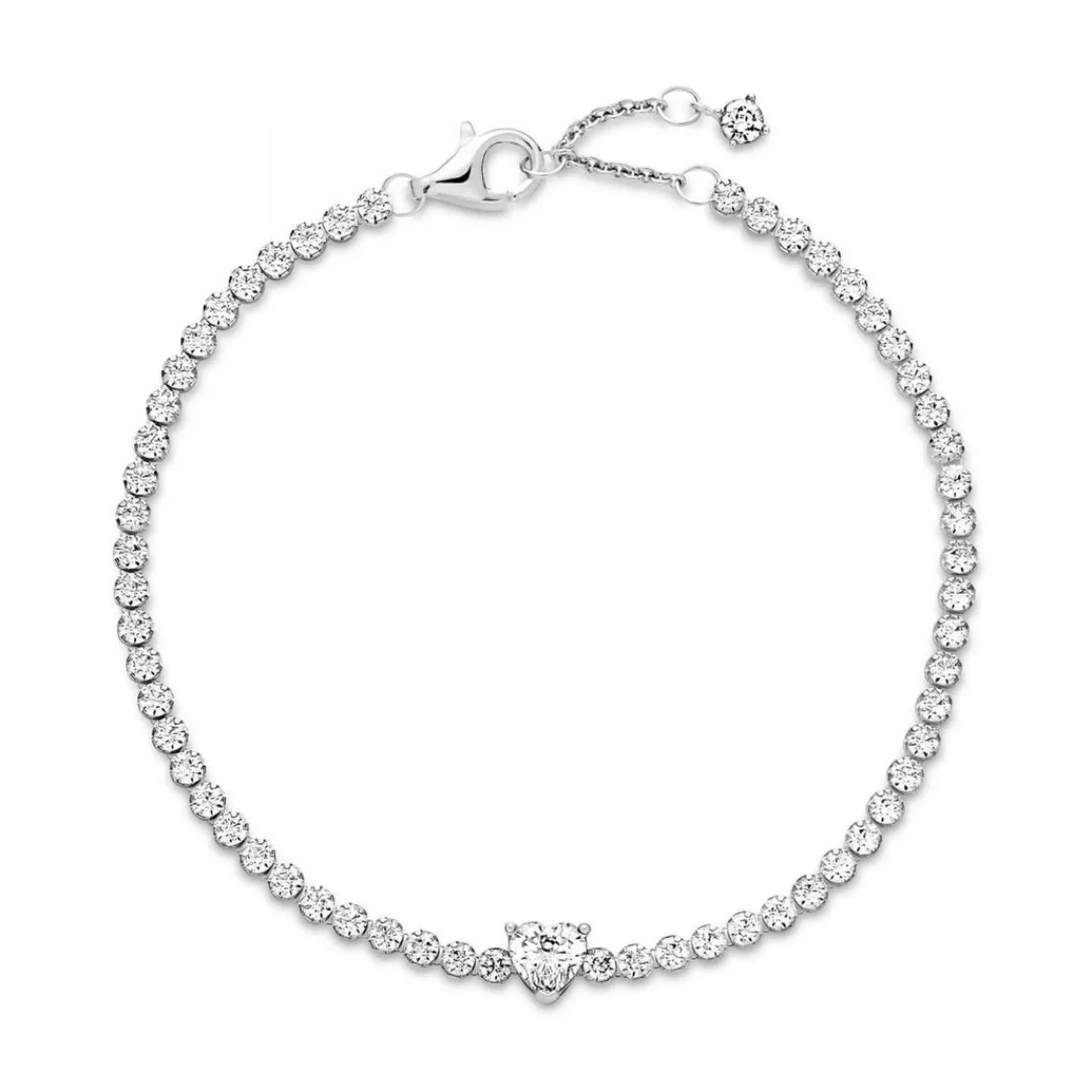 Pandora Bracelet Rivière Cœur Scintillant Timeless | Femme Bracelet