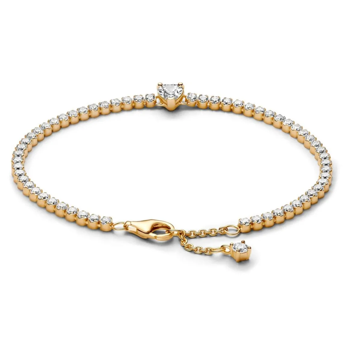 Pandora Bracelet Rivière Cœur Scintillant | Femme Bracelet