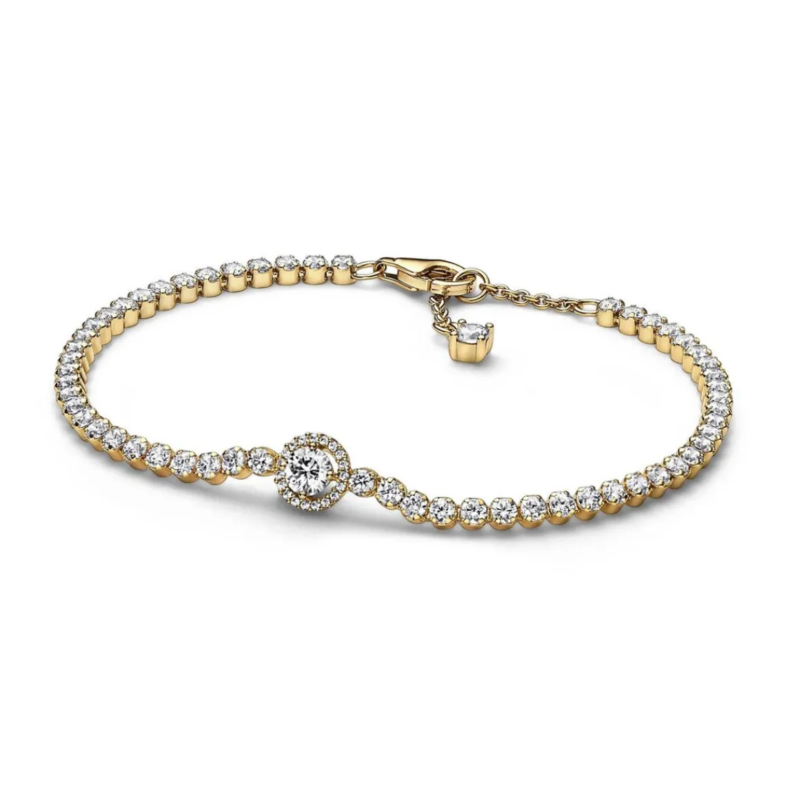Pandora Bracelet Rivière Halo Scintillant – Timeless | Femme Bracelet