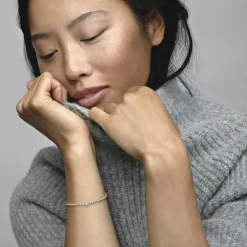 Pandora Bracelet Rivière Halo Scintillant – Timeless | Femme Bracelet