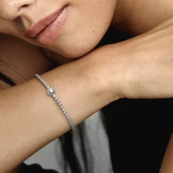 Pandora Bracelet Rivière Halo Scintillant Timeless | Femme Bracelet
