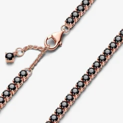 Pandora Bracelet Rivière Scintillant Noir | Femme Bracelet