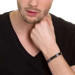 Rochet Bracelet B062391 - Bracelet Marina Noir Homme | Homme Bracelet