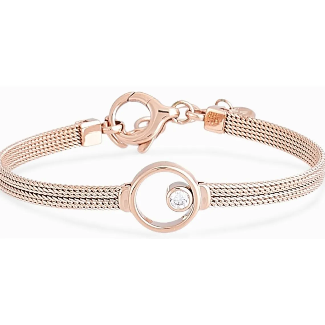 Skagen Bijoux Bracelet skagen Elin SKJ0851791 - Bracelet Milanais Doré Rose Femme | Femme Bracelet