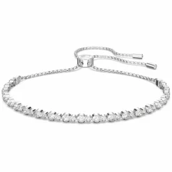 Swarovski Bijoux Bracelet Swarovski 5465384 - Bracelet Timeless Elegance Argenté Cristaux Ajustable Femme | Femme Bracelet