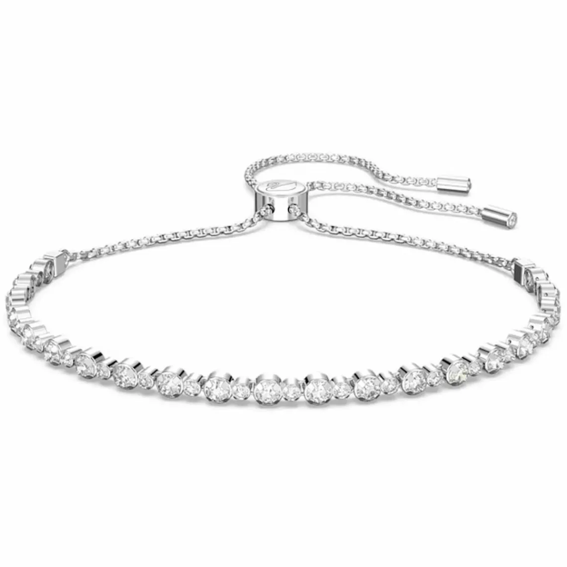Swarovski Bijoux Bracelet Swarovski 5465384 - Bracelet Timeless Elegance Argenté Cristaux Ajustable Femme | Femme Bracelet