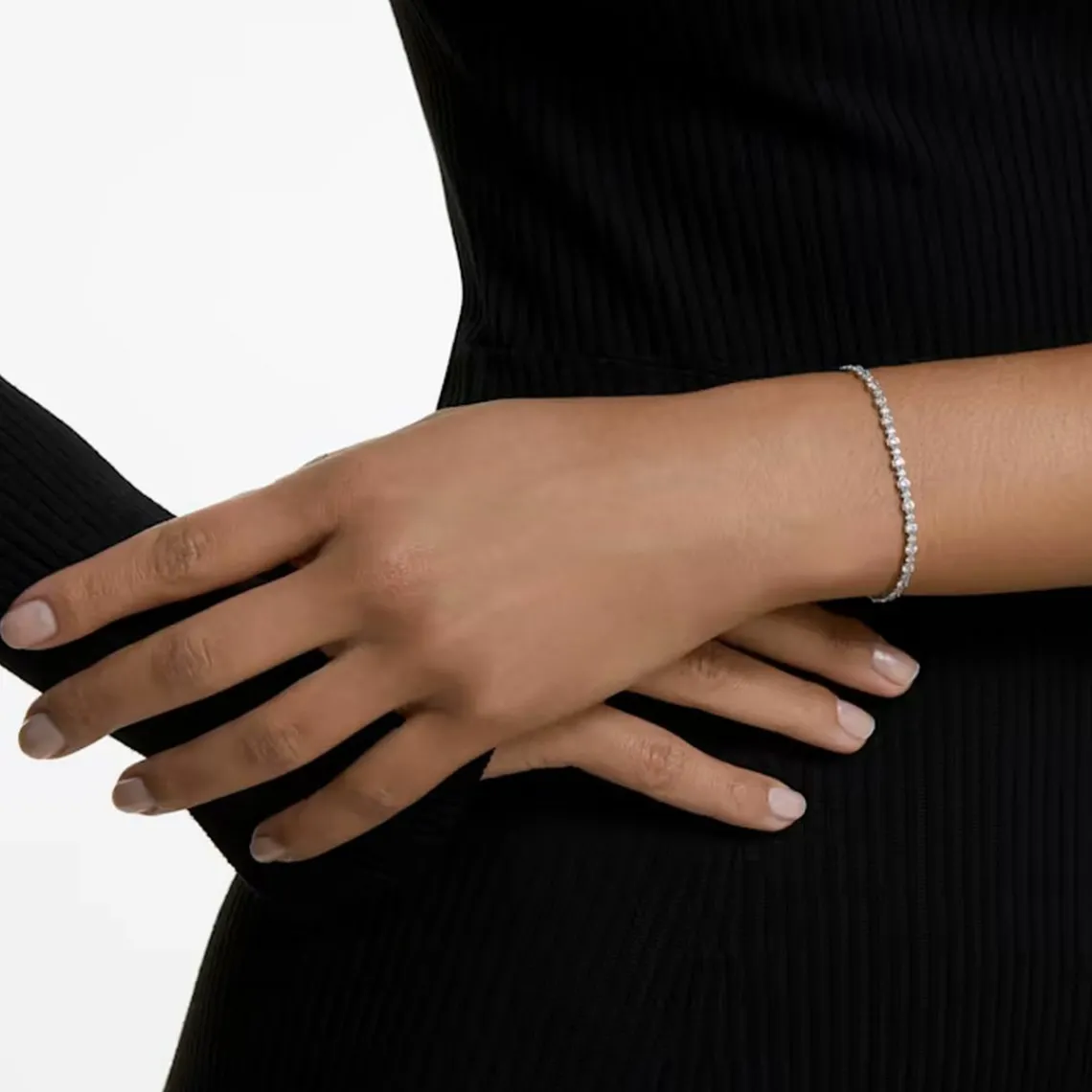Swarovski Bijoux Bracelet Swarovski 5465384 - Bracelet Timeless Elegance Argenté Cristaux Ajustable Femme | Femme Bracelet