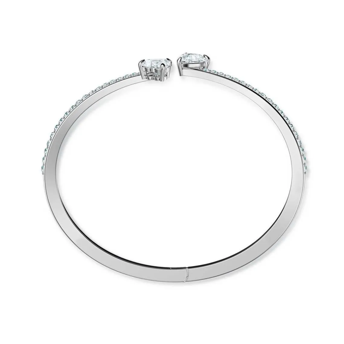 Swarovski Bijoux Bracelet Swarovski 5535354 - Bracelet-Jonc métal argenté cristaux Femme | Femme Bracelet