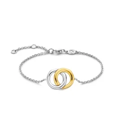 Ti Sento Bracelet - 2790SY Argent Bicolore Anneaux Entrelacés | Femme Bracelet