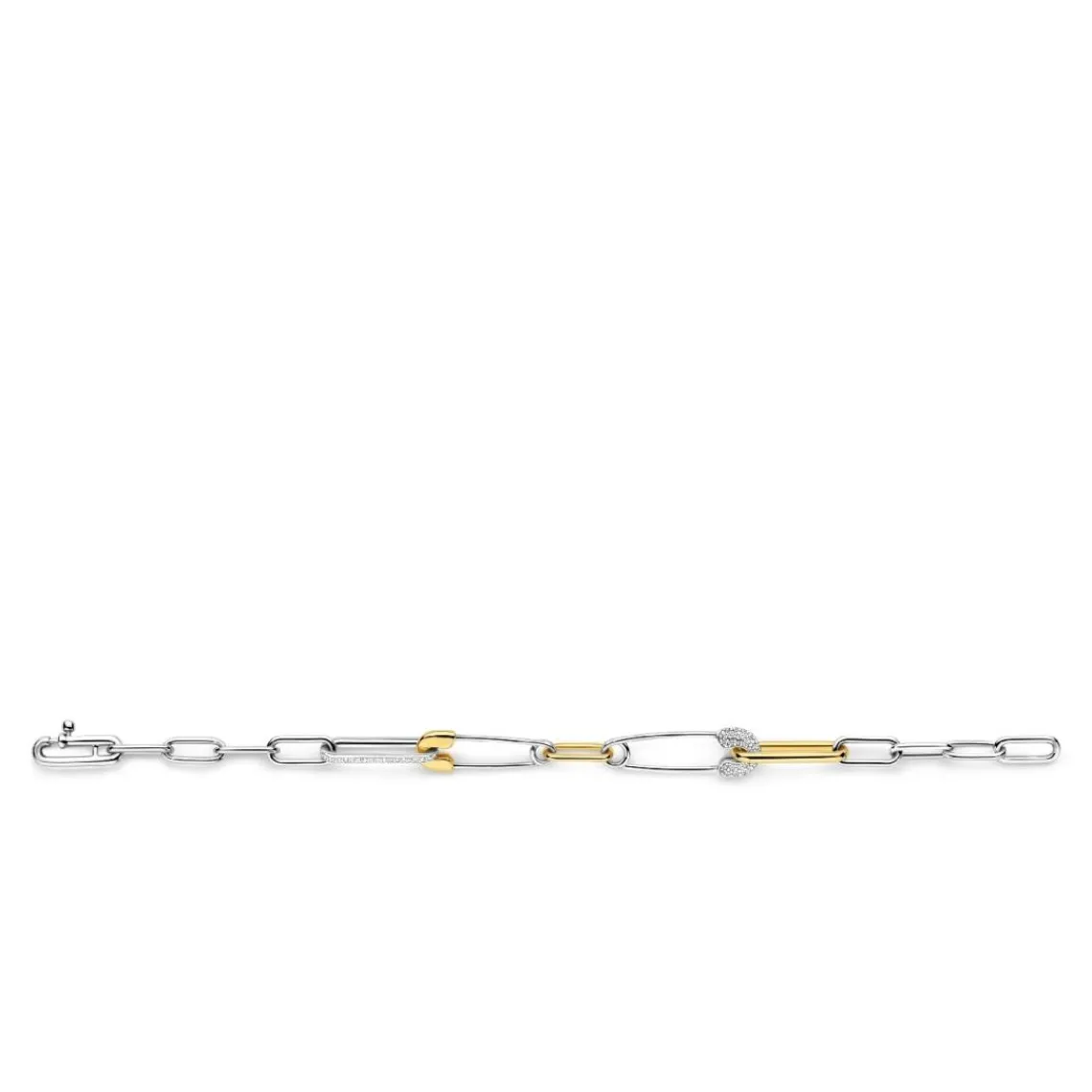 Ti Sento Bracelet - 23034ZY Argent Bicolore Forme Épingle | Femme Bracelet