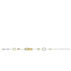 Ti Sento Bracelet - 23033ZY Argent Doré Et Maillons Torsadés | Femme Bracelet