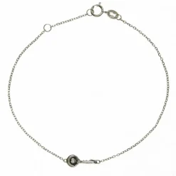 Vertigo Bracelet OPEN ME-OR BLANC - Bracelet Acier Diamant Argent Femme | Femme Bracelet