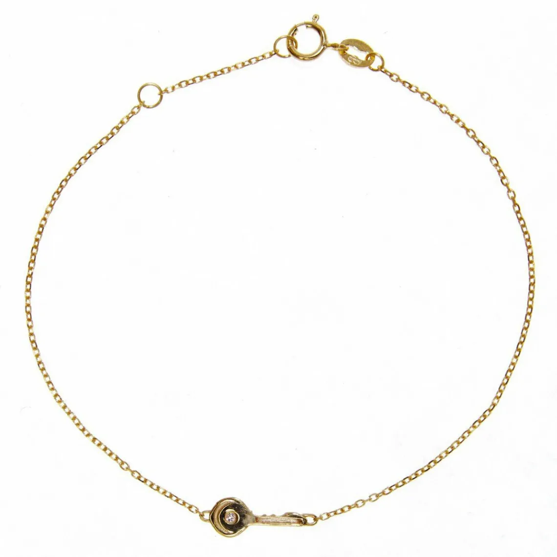 Vertigo Bracelet OPEN ME-OR JAUNE - Bracelet Acier Diamant Jaune Femme | Femme Bracelet