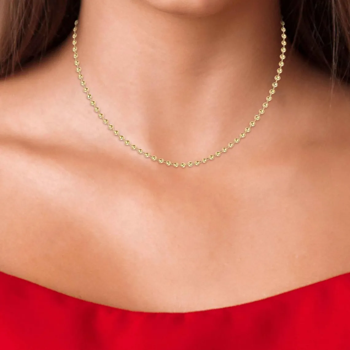 Angèle M Bijoux Chaine Angèle M B2385-DORECollier femme Angèle M - B2385-DORE Acier Doré | Femme Collier Et Pendentif