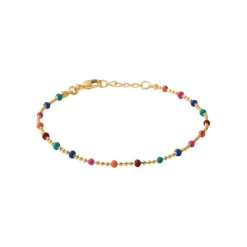 Maison de la Bijouterie Chaine fantaisie multicolore plaqué or YU0U35ZV | Femme Bracelet