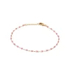 Maison de la Bijouterie Chaine fantaisie perles miyuki rose plaqué or YU0U6VZV | Femme Bracelet