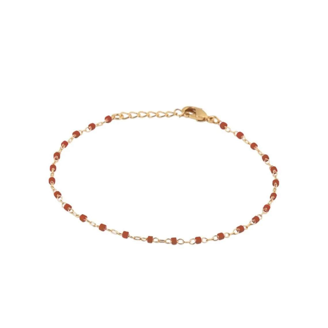 Maison de la Bijouterie Chaine fantaisie perles miyuki plaqué or YU0U6WZV | Femme Bracelet