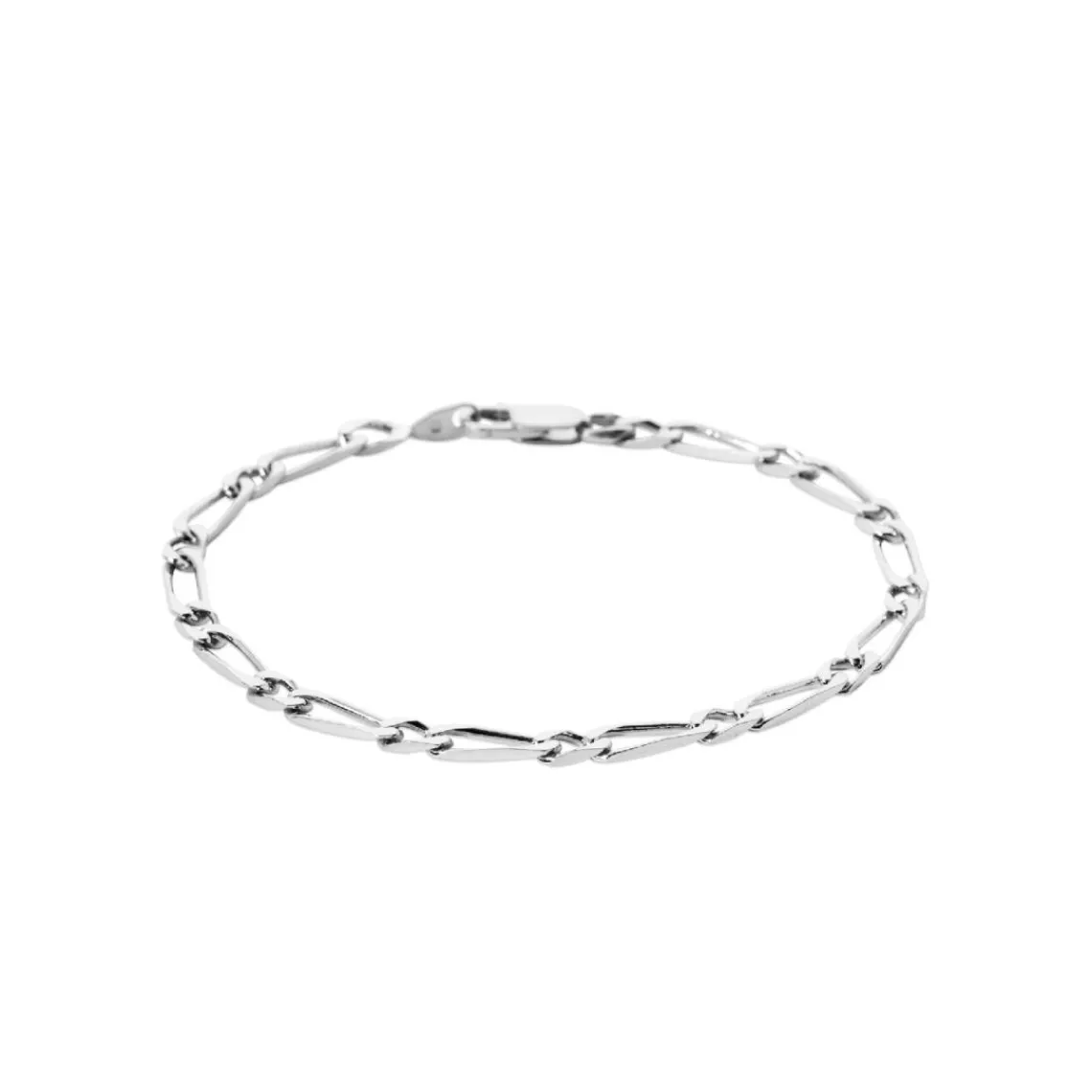 Maison de la Bijouterie Chaine figaro 1-1 argent 4mm Z3ZZ5YYZ | Femme Bracelet