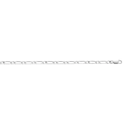 Maison de la Bijouterie Chaine figaro 1-1 argent 4mm Z3ZZ5YYZ | Femme Bracelet