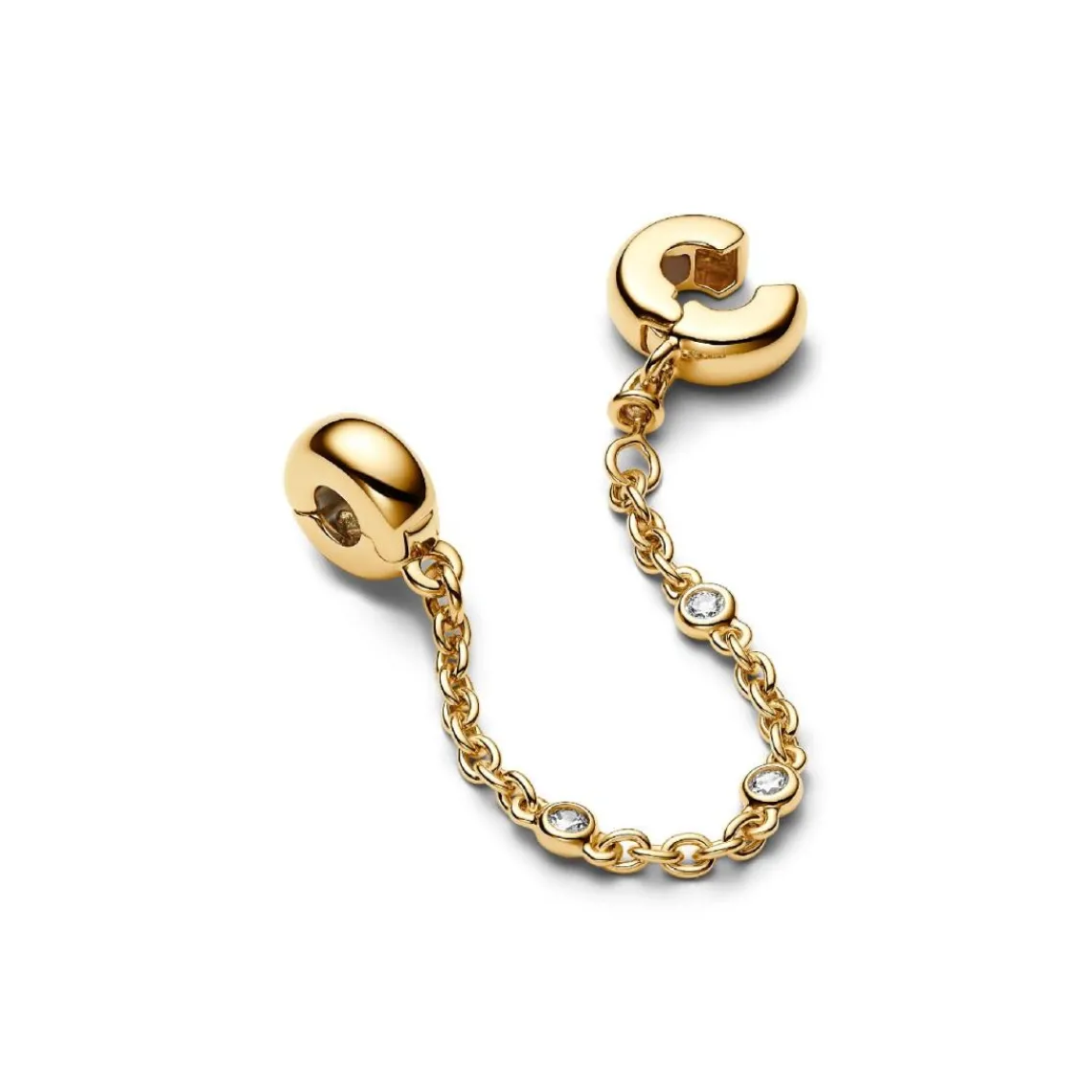 Pandora Chaîne de Confort Triple Pierre Incolore | Femme Charms