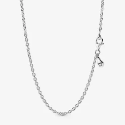Pandora Chaîne Moments à Maille Forçat | Femme Collier Et Pendentif