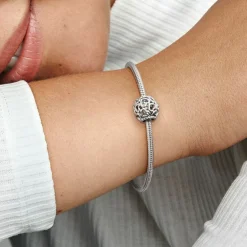 Pandora Charm Argent Parsemé de Cœurs Moments | Femme Charms