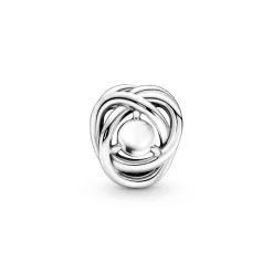 Pandora Charm Asymétrique et Perle - Argent 925/1000 | Femme Charms