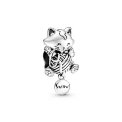 Pandora Charm Boule Chaton & Pelote de Laine Moments | Femme Charms