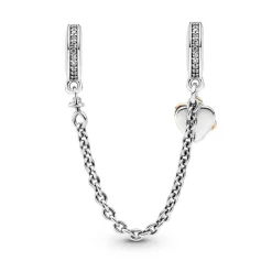 Pandora Charm Chaîne de Sécurité Cœur Famille | Femme Charms