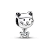 Pandora Charm chat et nœud scintillant | Femme Charms