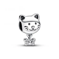 Pandora Charm chat et nœud scintillant | Femme Charms