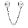 Pandora Charm Clip Chaîne de Confort Moments Cœurs En Relief | Femme Charms