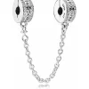 Pandora Charm Clip Chaîne de Confort Signature Argent 925/1000ᵉ | Femme Charms
